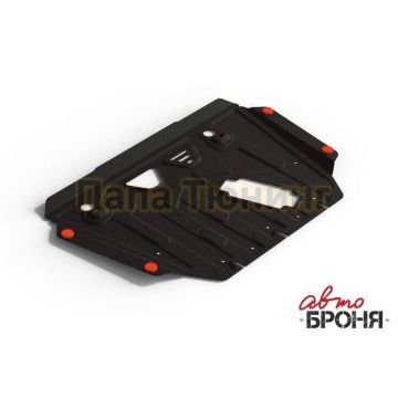 Защита картера + КПП сталь 2 мм АвтоБРОНЯ для Toyota Auris, V - 1.3 2007-2013/Toyota Auris, V - 1.3 2013-2016/Toyota Corolla, V - 1.3 2007-2013/Toyota Corolla, V - 1.3 2013-2016