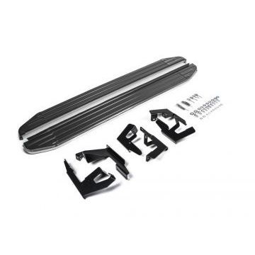 Пороги алюминиевые Rival Premium для Chery Tiggo 3 2017-