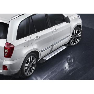 Пороги алюминиевые Rival Start для Chery Tiggo 3 2017-