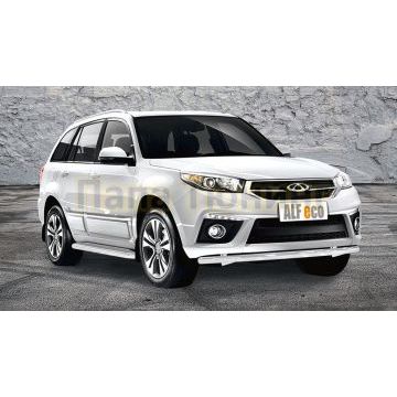 Защита переднего бампера 50 мм ALFeco для Chery Tiggo 3 2017-