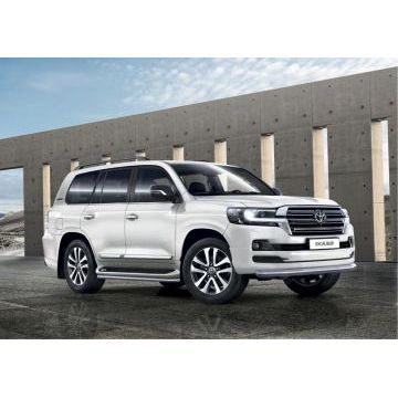 Защита штатных порогов 42 мм Rival для Toyota Land Cruiser 200 Excalibur 2017-