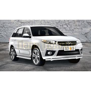 Защита переднего бампера 50 мм ALFeco для Chery Tiggo 3 2017-