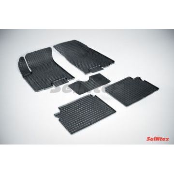 Коврики резиновые Seintex с рисунком Сетка для Chevrolet Aveo 2003-2008 Коврики резиновые Seintex с рисунком Сетка для Chevrolet Aveo 2003-2008