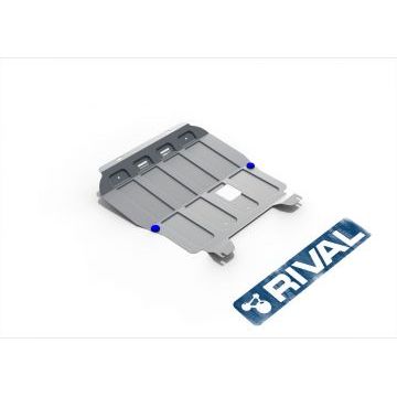 Защита картера и КПП Rival для 1,2/1,4/1,5 алюминий 4 мм для Chevrolet Aveo/Ravon Nexia R3 2006-