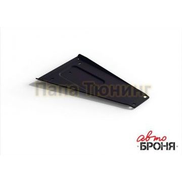 Защита глушителя сталь 2 мм АвтоБРОНЯ для Volkswagen Caravelle , V - 2.0d 2003-2015/Volkswagen Multivan, V - 2.0d 2003-2015/Volkswagen Transporter, V - 2.0d 2003-2015