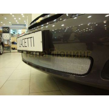 Защита радиатора хром РусСталь для Chevrolet Lacetti 2005-2013