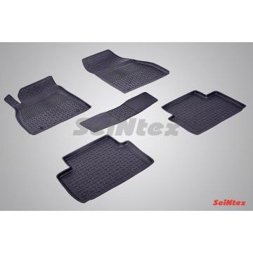 Коврики салона резиновые Seintex с бортиком для Chevrolet Malibu/Opel Insignia 2012-2016