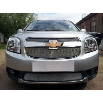 Защита радиатора хром средняя РусСталь для Chevrolet Orlando 2011-2015 Защита радиатора хром средняя РусСталь для Chevrolet Orlando 2011-2015