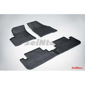 Коврики резиновые Seintex с рисунком Сетка для Chevrolet Rezzo 2004-2010