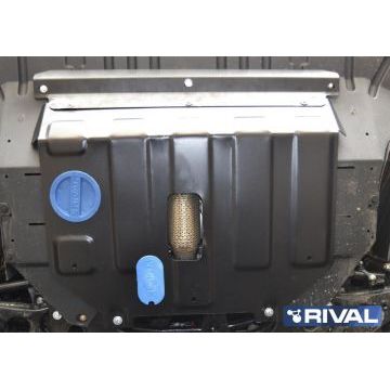 Защита картера и КПП Rival для 1,5T и 2,0T сталь 2 мм для Zotye T600 2015-