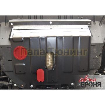 Защита картера и КПП Автоброня для 1,5T и 2,0T сталь 2 мм для Zotye T600 2015-