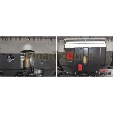 Защита картера и КПП Автоброня для 1,5T и 2,0T сталь 2 мм для Zotye T600 2015-