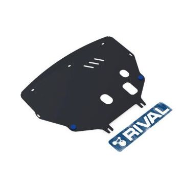 Защита картера + КПП Rival сталь 2 мм для Peugeot Partner, V - 1.4/Citroen Berlingo, V - кроме 2.0d /Citroen Xsara, V - , оме 1.6 /Renault Kangoo, V - 1.2; 1.4 /Peugeot 306, V - кроме 1.6 1994-2008