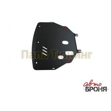 Защита картера + КПП сталь 2 мм АвтоБРОНЯ для Citroen Berlingo, V - кроме 2.0d 1996-2004/Citroen Xsara, V - кроме 1,6 1997-2000/Doninvest Orion М-1, V - все 1998-2002/Peugeot 306, V - кроме 1.6 1994-2002/Peugeot Partner, V - 1.4 1996-2008/Renault Kangoo, V - 1.2; 1.4 1998-2003