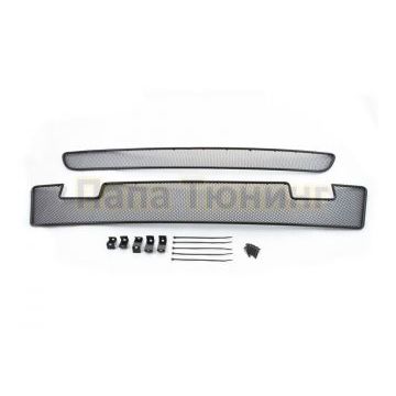 Защита радиатора Arbori черная сота 10 мм 2 штуки для Citroen Berlingo 2015-