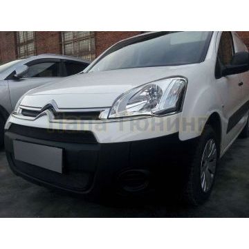 Защиты радиатора черные 2 шт. комплект РусСталь для Citroen Berlingo 2013- Защиты радиатора черные 2 шт. комплект РусСталь для Citroen Berlingo 2013-