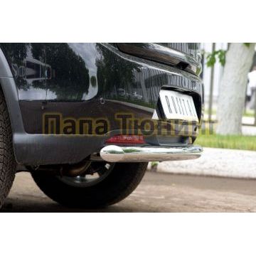 Защита заднего бампера d57 РусСталь для Citroen C4 Aircross 2012-2017