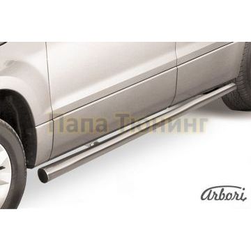 Защита штатных порогов труба 57 мм Slitkoff для Suzuki Grand Vitara 2012-2015 Защита штатных порогов труба 57 мм Slitkoff для Suzuki Grand Vitara 2012-2015
