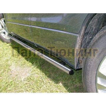 Пороги труба 60 мм ТСС для Suzuki Grand Vitara 2008-2015