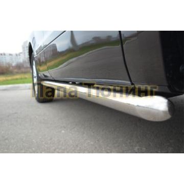 Пороги труба d57 вариант 1 РусСталь для Suzuki Grand Vitara 2012-2015