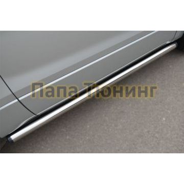 Пороги труба d57 вариант 2 РусСталь для Suzuki Grand Vitara 2012-2015