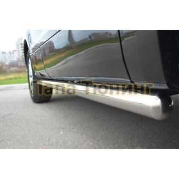 Пороги труба d57 вариант 3 РусСталь для Suzuki Grand Vitara 2012-2015