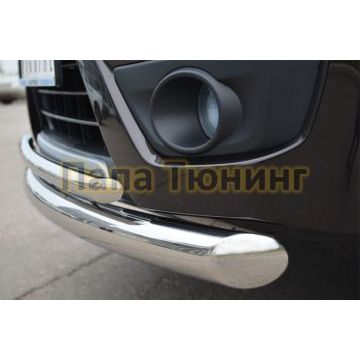 Защита передняя двойная d76-d42 РусСталь для Suzuki Grand Vitara 2012-2015
