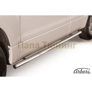 Защита штатных порогов труба 57 мм Slitkoff для Suzuki Grand Vitara 2008-2011 Защита штатных порогов труба 57 мм Slitkoff для Suzuki Grand Vitara 2008-2011