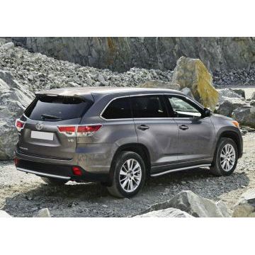 Защита штатных порогов 57 мм Rival для Toyota Highlander 2010-2014