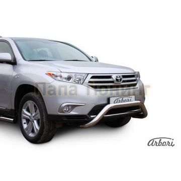 Кенгурин низкий мини 57 мм Slitkoff для Toyota Highlander 2010-2014 Кенгурин низкий мини 57 мм Slitkoff для Toyota Highlander 2010-2014