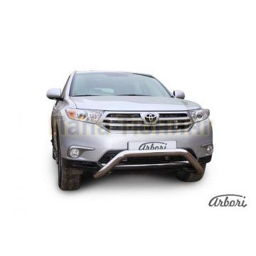 Кенгурин низкий мини 76 мм Slitkoff для Toyota Highlander 2010-2014 Кенгурин низкий мини 76 мм Slitkoff для Toyota Highlander 2010-2014