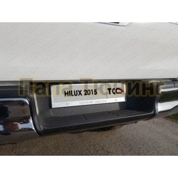 Рамка номерного знака Toyota Hilux (комплект) ТСС для Любые Рамка номерного знака Toyota Hilux (комплект) ТСС для Любые
