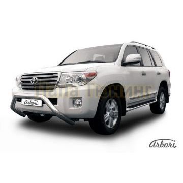 Кенгурин низкий широкий мини 76 мм Slitkoff для Toyota Land Cruiser 200 2013-2015 Кенгурин низкий широкий мини 76 мм Slitkoff для Toyota Land Cruiser 200 2013-2015
