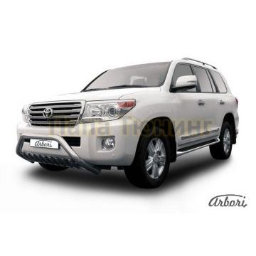 Кенгурин низкий широкий с клыками 76 мм Slitkoff для Toyota Land Cruiser 200 2013-2015 Кенгурин низкий широкий с клыками 76 мм Slitkoff для Toyota Land Cruiser 200 2013-2015