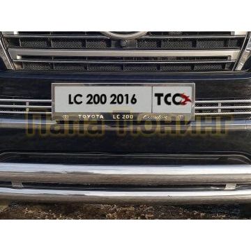 Рамка номерного знака 2 штуки для Toyota LC 200 Executive 2016-