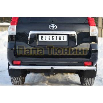 Защита заднего бампера d57 РусСталь для Toyota Land Cruiser 150 2009-2013