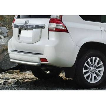 Защита заднего бампера короткая 76 мм Rival для Toyota Land Cruiser Prado 150 2009-2017