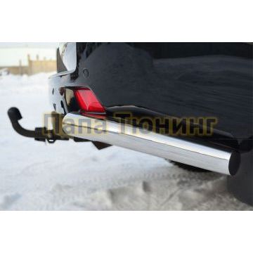 Защита задняя уголки d76 РусСталь для Toyota Land Cruiser 150 2009-2013