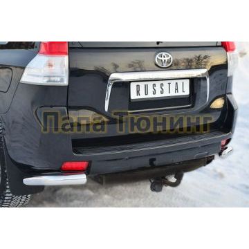 Защита задняя уголки d76 РусСталь для Toyota Land Cruiser 150 2009-2013