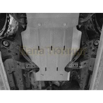 Защита КПП Руссталь алюминий 4 мм для Toyota Land Cruiser Prado 150 2017-