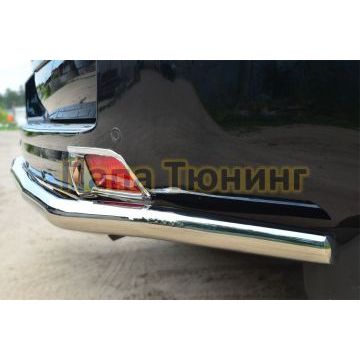 Защита заднего бампера d57 РусСталь для Toyota Land Cruiser 150 2013-2017