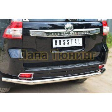 Защита заднего бампера d57 РусСталь для Toyota Land Cruiser 150 2013-2017