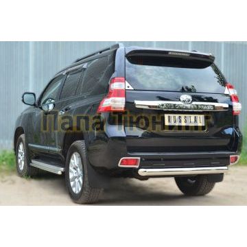 Защита заднего бампера d76 РусСталь для Toyota Land Cruiser 150 2013-2017