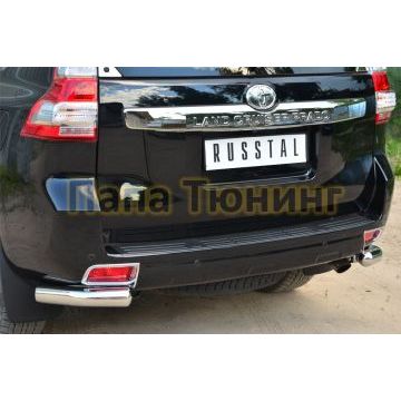 Защита задняя уголки d76 РусСталь для Toyota Land Cruiser 150 2013-2017