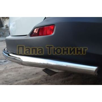 Защита заднего бампера d57 РусСталь для Toyota RAV4 2013-2015