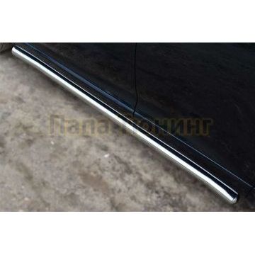 Пороги труба d57 вариант 3 РусСталь для Toyota Venza 2012-2017