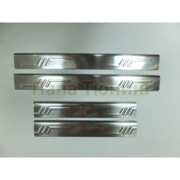 Накладки на дверные пороги 4 штуки Omsa_Line для Citroen C4 Picasso/C4 2004-2010 Накладки на дверные пороги 4 штуки Omsa_Line для Citroen C4 Picasso/C4 2004-2010