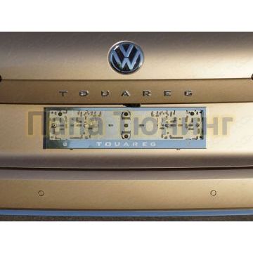 Рамка номерного знака (комплект) ТСС для Volkswagen Touareg 2018-