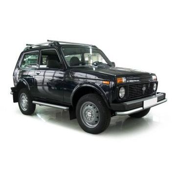 Защита штатных порогов 57 мм Rival для Нива ВАЗ 2121 1995-