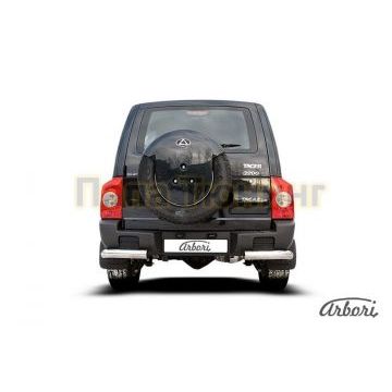 Защита задняя уголки 76 мм Arbori для Тагаз Tager 2008-2014